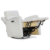 Latitudes Power Swivel Recliner, Zena Cotton