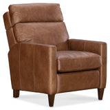Summer Cool Leather Power Recliner, Chester Bourbon