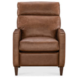Summer Cool Leather Power Recliner, Chester Bourbon