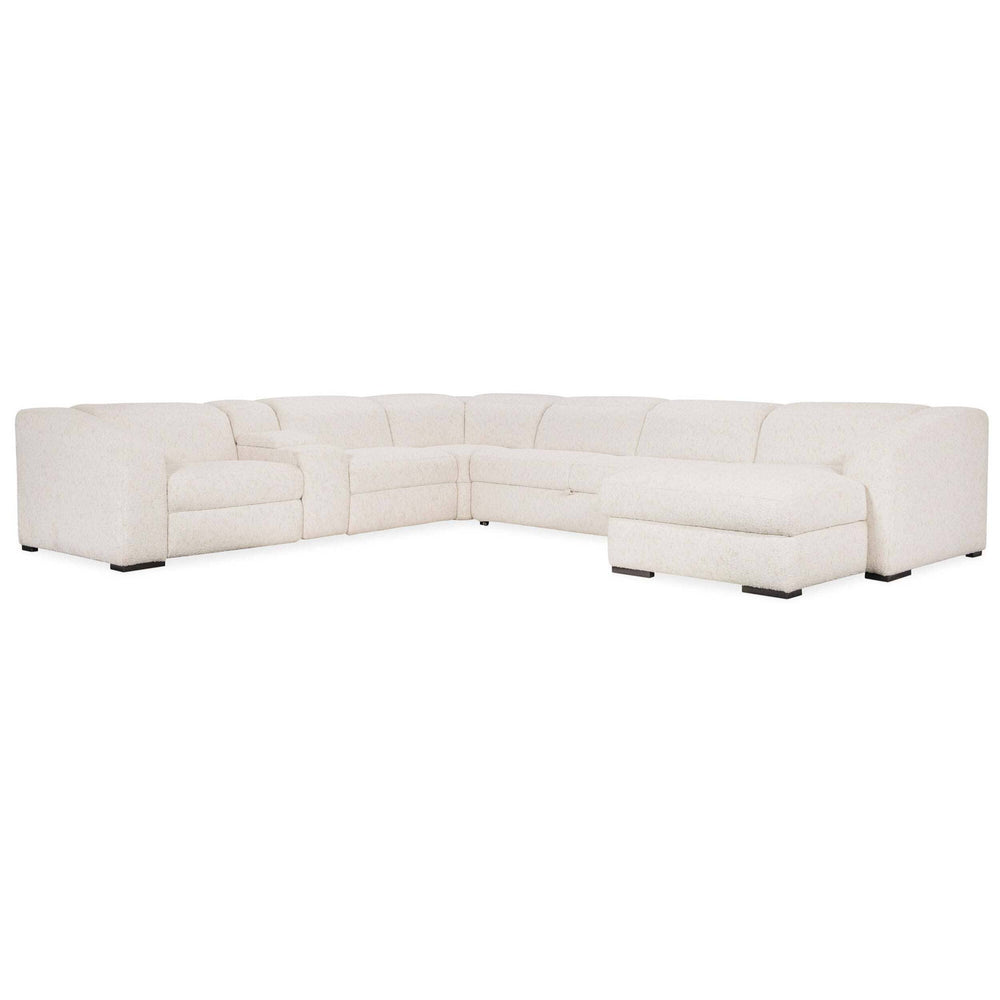 Sandbar 6 Piece Sleeper Sectional, Aramis Bone-Furniture - Sofas-High Fashion Home