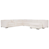 Sandbar 6 Piece Sleeper Sectional, Aramis Bone-Furniture - Sofas-High Fashion Home
