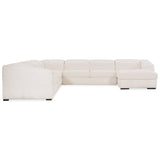 Sandbar 6 Piece Sleeper Sectional, Aramis Bone-Furniture - Sofas-High Fashion Home