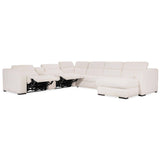 Sandbar 6 Piece Sleeper Sectional, Aramis Bone-Furniture - Sofas-High Fashion Home