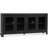 MacArthur 4 Door Cabinet, Aged Black