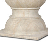 Macalaster Dining Table, Faux Travertine by Amber Lewis x Four Hands-Furniture - Dining-High Fashion Home