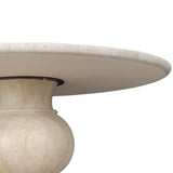 Macalaster Dining Table, Faux Travertine by Amber Lewis x Four Hands-Furniture - Dining-High Fashion Home