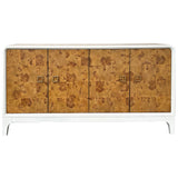 Maddox 4 Door Sideboard, White-Furniture - Storage-High Fashion Home