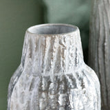 Maddox Vases, White Wash, Set of 2-Accessories-High Fashion Home