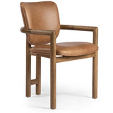 Madeira Leather Dining Armchair by Four Hands