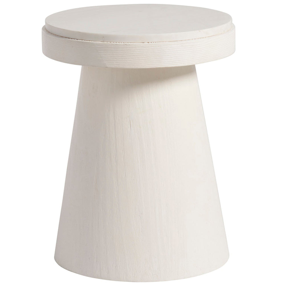 Madeira Table, White Sand-Furniture - Accent Tables-High Fashion Home
