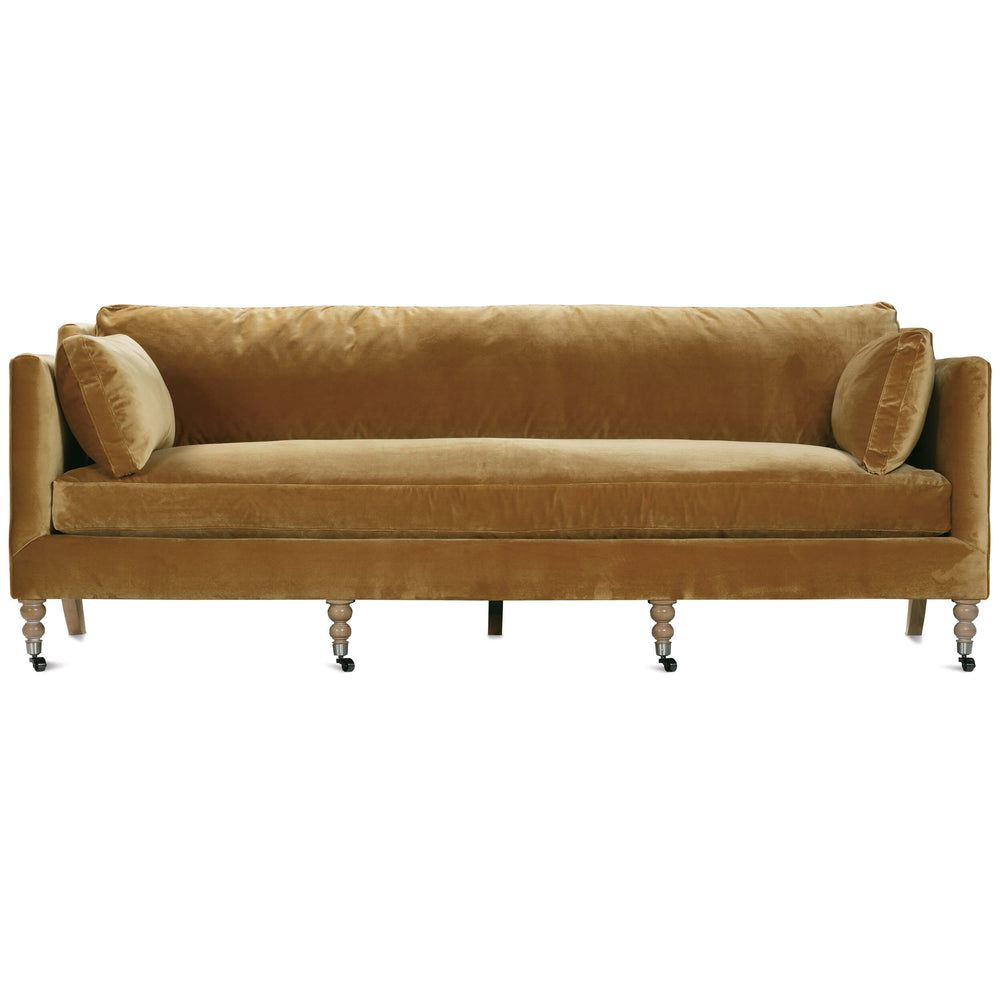 Madeline QS Sofa, Antiqued Amber