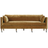 Madeline QS Sofa, Antiqued Amber