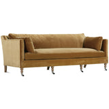 Madeline QS Sofa, Antiqued Amber