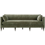 Madeline QS Sofa, Antiqued Moss
