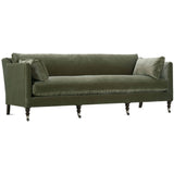 Madeline QS Sofa, Antiqued Moss