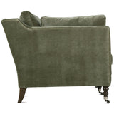 Madeline QS Sofa, Antiqued Moss