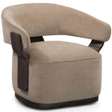 Madison Swivel Chair, Stone