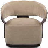 Madison Swivel Chair, Stone