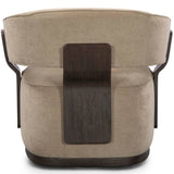 Madison Swivel Chair, Stone