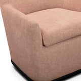 Mado Swivel Chair, Peach