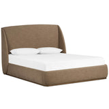 Maeve Bed, Laken Taupe by Four Hands