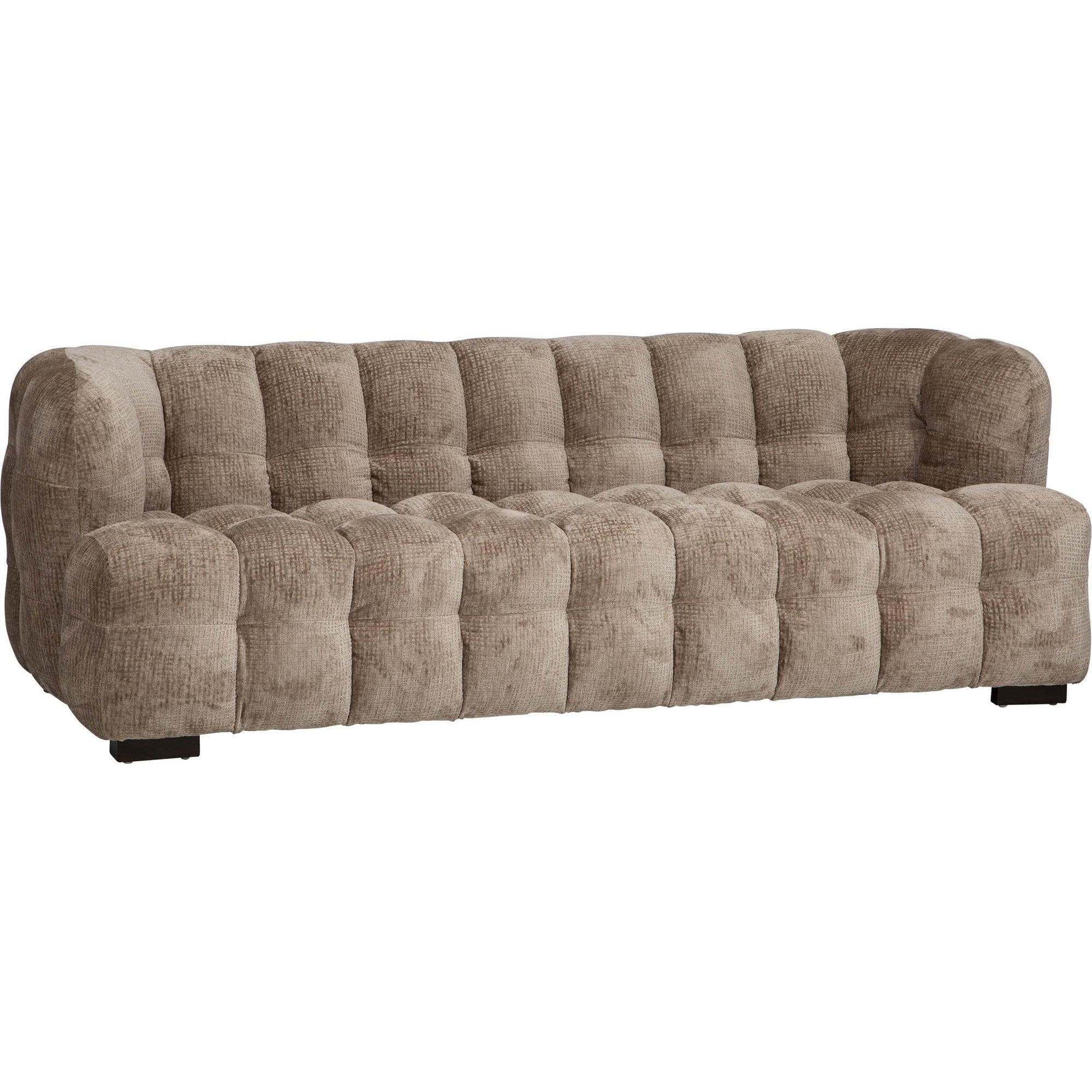 Maeve Puffed Sofa, Glam Sand High Fashion Home