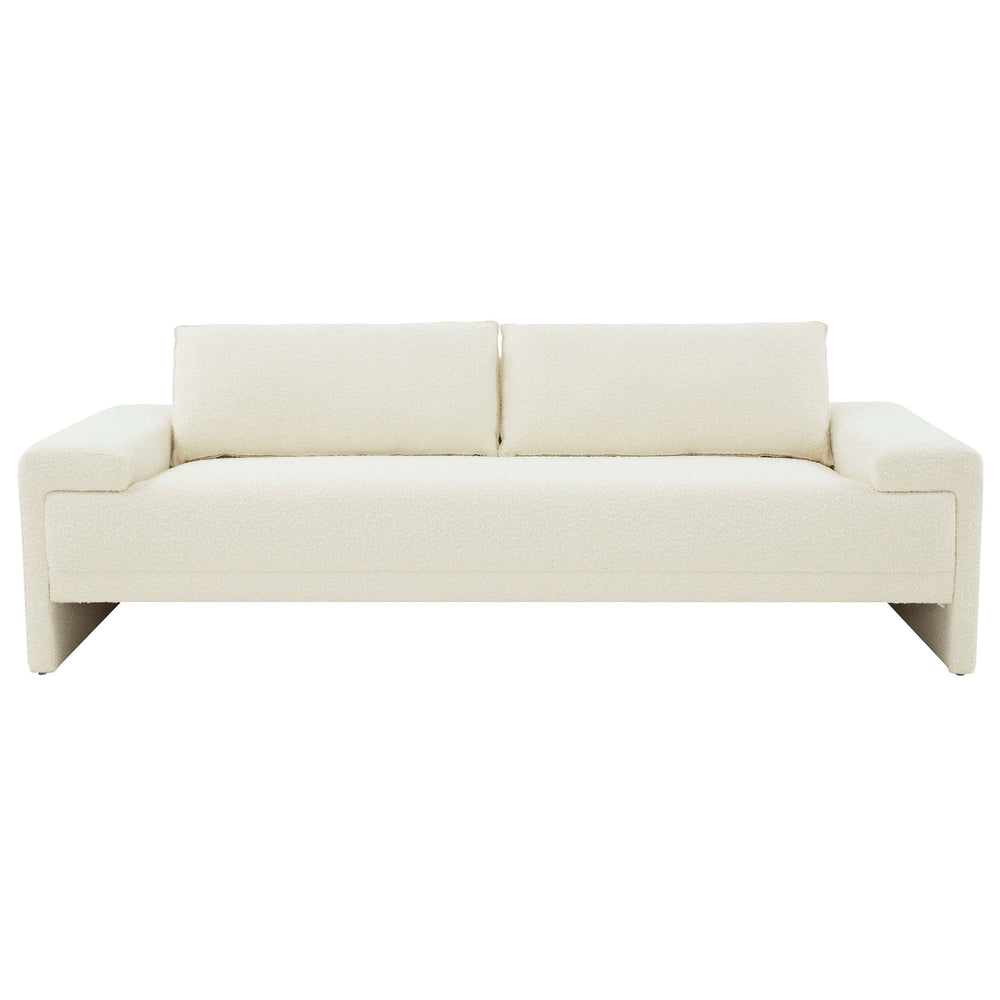 Maeve Sofa, Cream Boucle-Furniture - Sofas-High Fashion Home