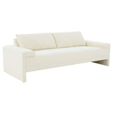 Maeve Sofa, Cream Boucle-Furniture - Sofas-High Fashion Home