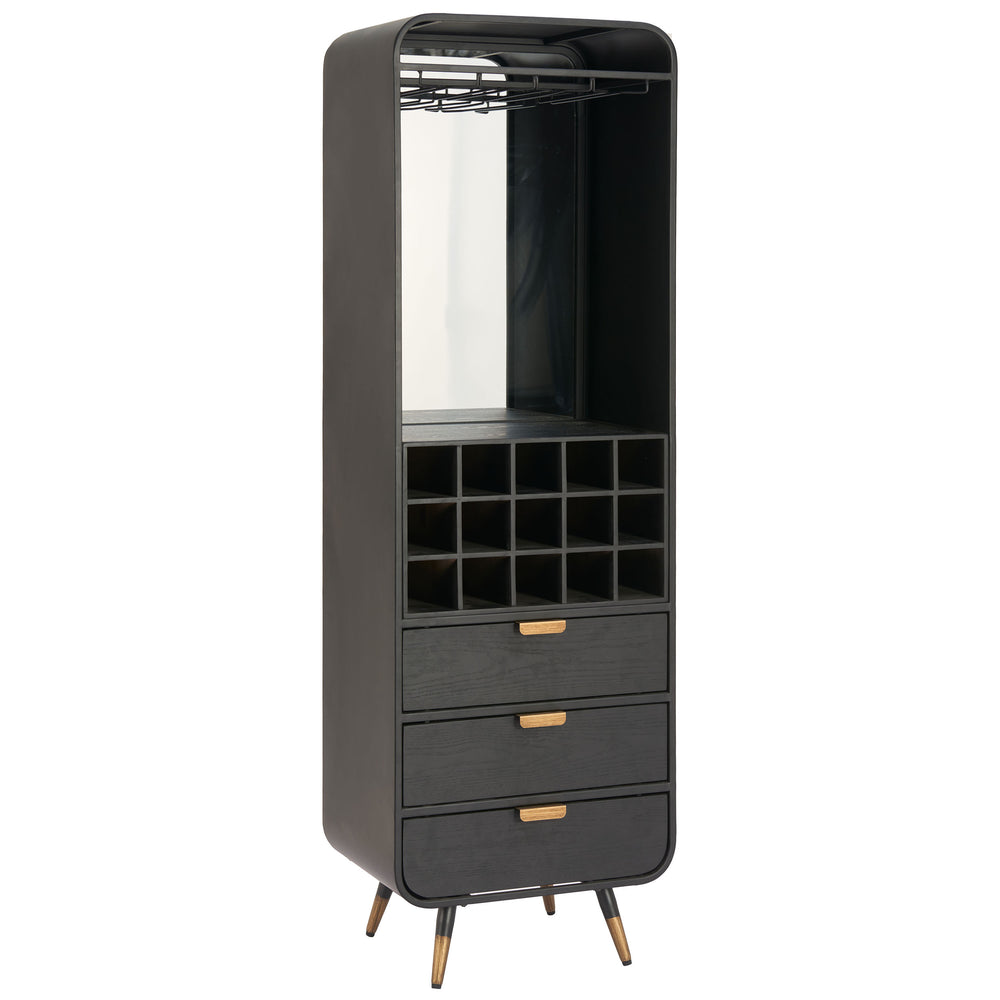 Magara Bar Cabinet, Black