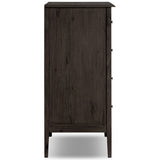 Maggie Tall Chest, Smoked Black by Four Hands-Furniture - Bedroom-High Fashion Home