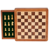 Magnetic Chess Set, Natural-Accessories-High Fashion Home