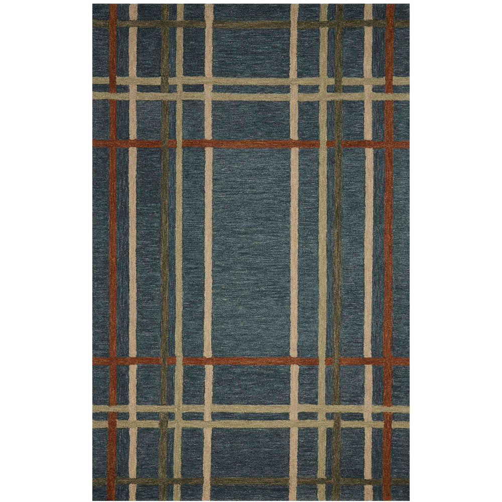 Magnolia Home by Joanna Gaines × Loloi Rug Waylon WAY-01, Denim/Multi-Rugs1-High Fashion Home