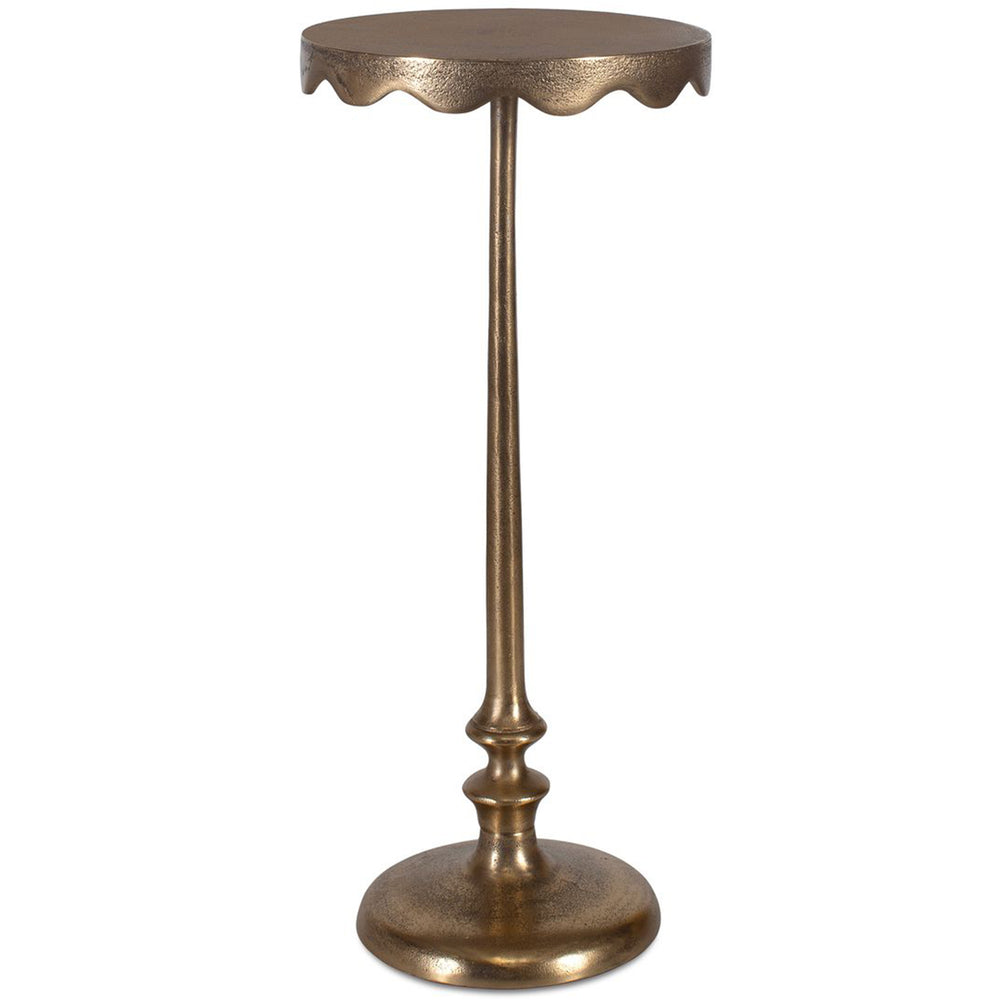 Magnus Accent Table, Antique Brass-Furniture - Accent Tables-High Fashion Home