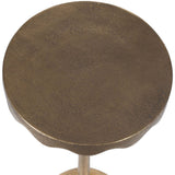 Magnus Accent Table, Antique Brass-Furniture - Accent Tables-High Fashion Home