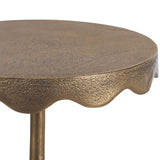 Magnus Accent Table, Antique Brass-Furniture - Accent Tables-High Fashion Home