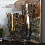 Mailie Vase, Bronze, Set of 2-Accessories-High Fashion Home