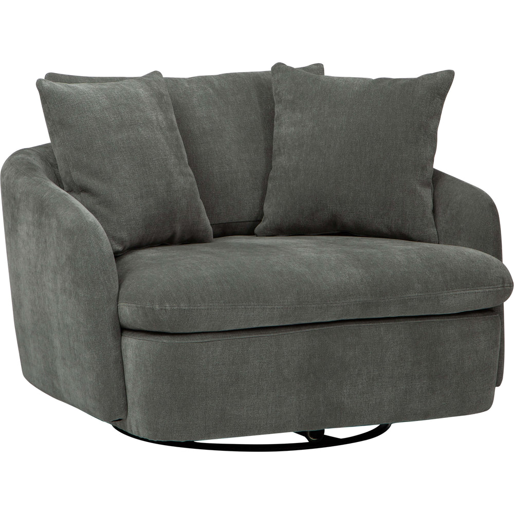 Maisy Swivel Chair, Capri Sapphire