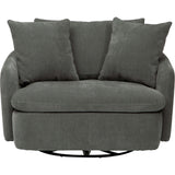 Maisy Swivel Chair, Capri Sapphire