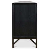 Mako Large Sideboard, Black-Furniture - Storage-High Fashion Home