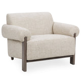 Malia Accent Chair, Latte-Furniture - Chairs-High Fashion Home