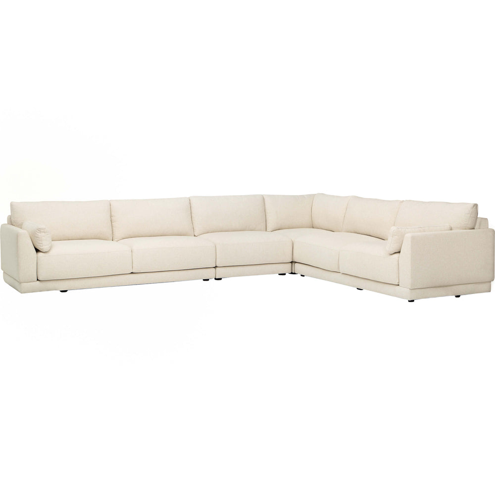Malibu 4 Piece Sectional, Lila Linen by Becki Owens