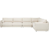 Malibu 4 Piece Sectional, Lila Linen by Becki Owens