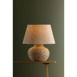 Malik Table Lamp, Patina Brass