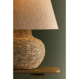 Malik Table Lamp, Patina Brass
