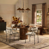 Malko Dining Table, Dark Brown by Amber Lewis x Four Hands-Furniture - Dining-High Fashion Home