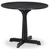 Malloy 36" Outdoor Dining Table, Distressed Bronze by Four Hands-Furniture - Outdoor-High Fashion Home