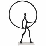 Man With Ring, Black/White-Accessories-High Fashion Home