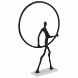 Man With Ring, Black/White-Accessories-High Fashion Home