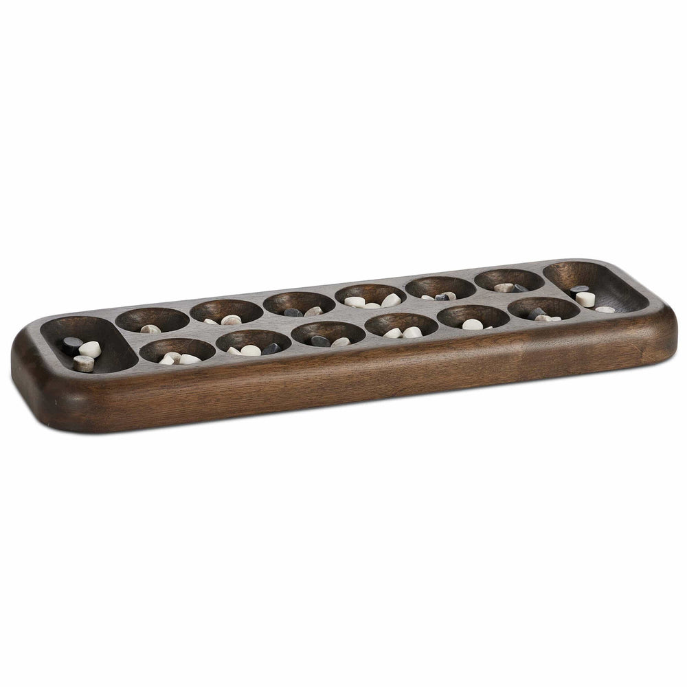 Mancala Board, Mixed Reclaimed Marble-High Fashion Home