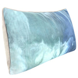Mantra Lumbar Pillow, Blue Multi-Accessories-High Fashion Home